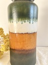 Vase brun-vert-blanc Scheurich 517-30