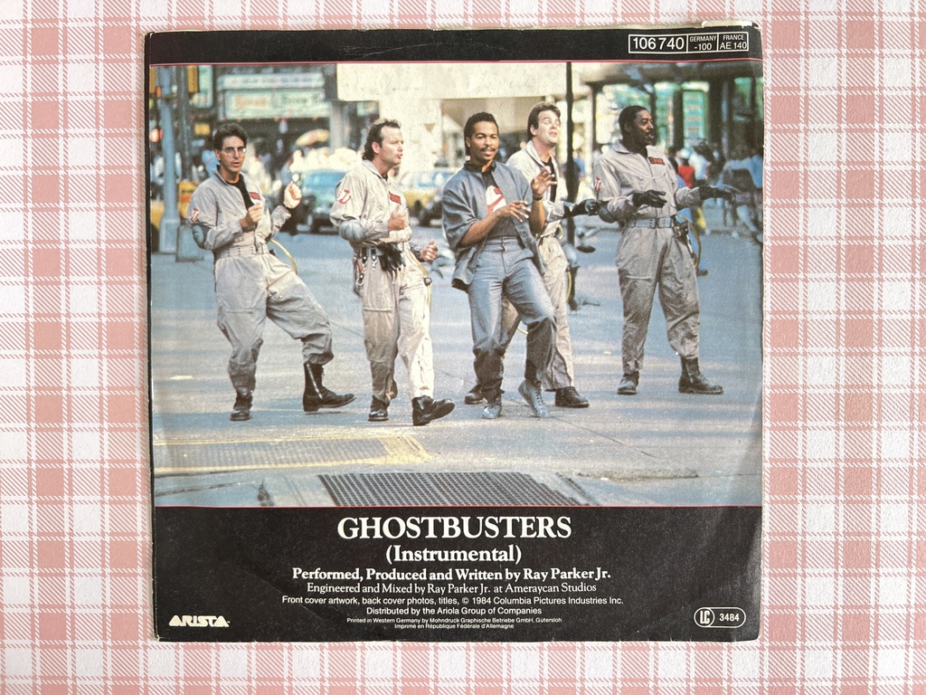 Vinyle 45 tours Ray Parker Jr. Ghostbusters