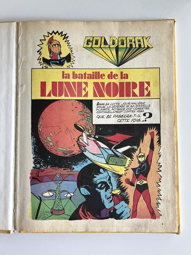 Bande dessinée Goldorak Spécial La bataille de la lune noire
