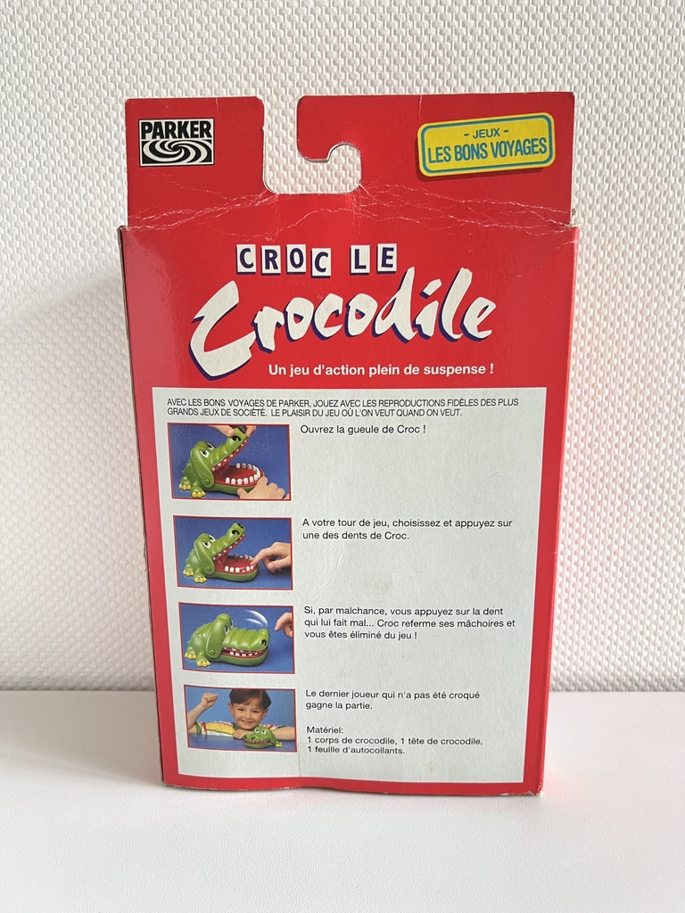Jeu de société de voyage Croc le crocodile - 1994