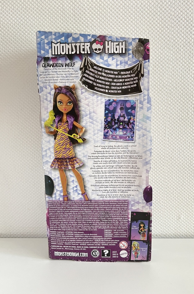 Poupée Monster High Clawdeen Wolf Bienvenue à Monster High