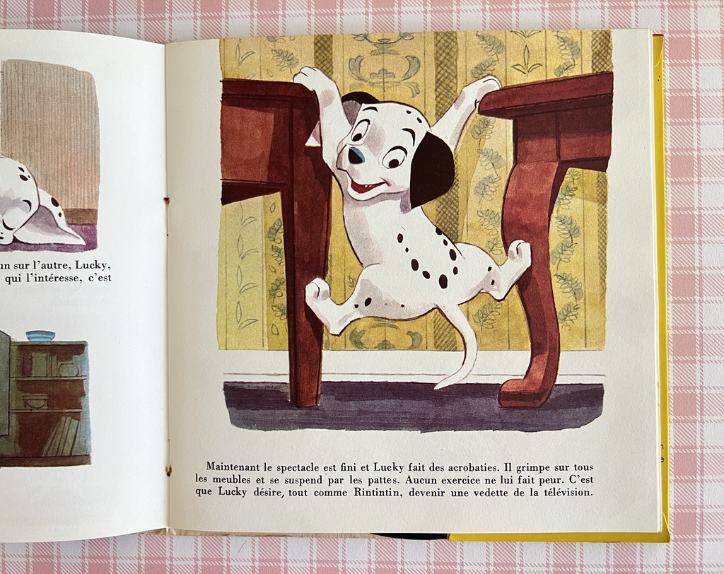 Livre-disque 33 tours 1/3 101 Dalmatiens - Walt Disney