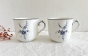 Ensemble de 4 tasses et 4 sous-tasses Villeroy & Boch Vieux Luxembourg