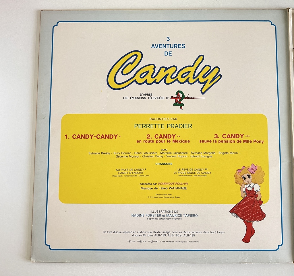 Livre-disque 33 tours Candy