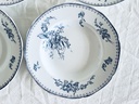 Lot de 4 assiettes creuses Petrus Regout Meibloem