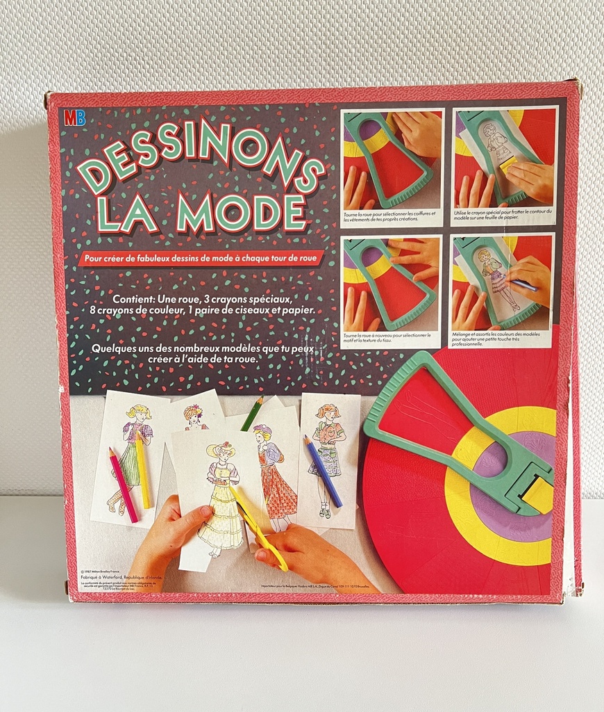 Jeu Dessinons la mode - 1987