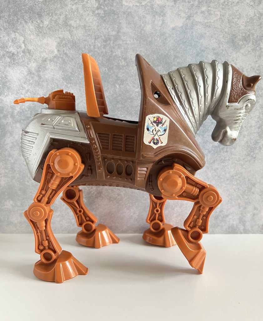 Figurine Cheval de combat Stridor - Maîtres de l'Univers (MOTU)