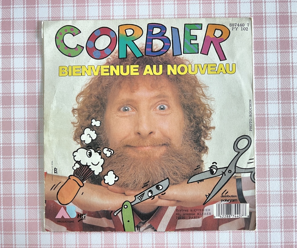 Vinyle 45 tours Corbier Sans ma barbe