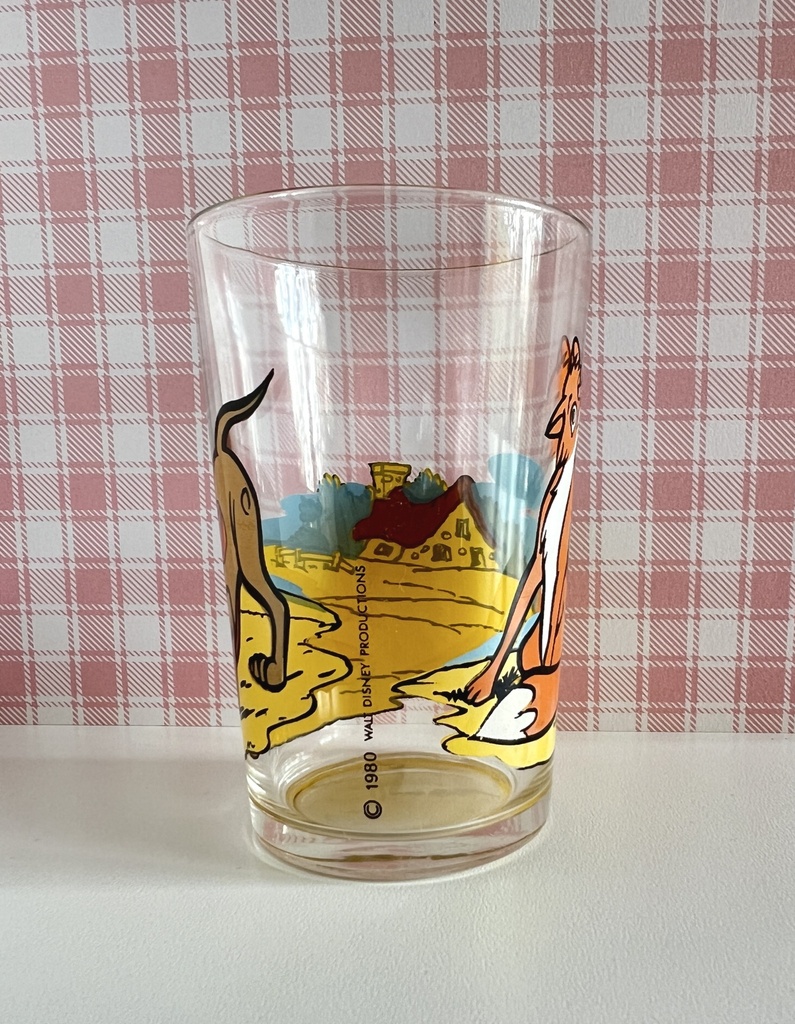 Verre à moutarde Rox et Rouky