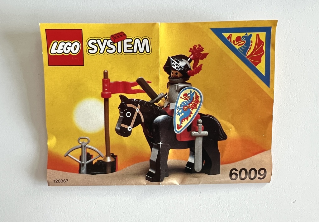 Set LEGO Black Knight / Chevalier Noir 6009