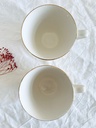 Lot de 4 tasses Boch Palme / Brigitte