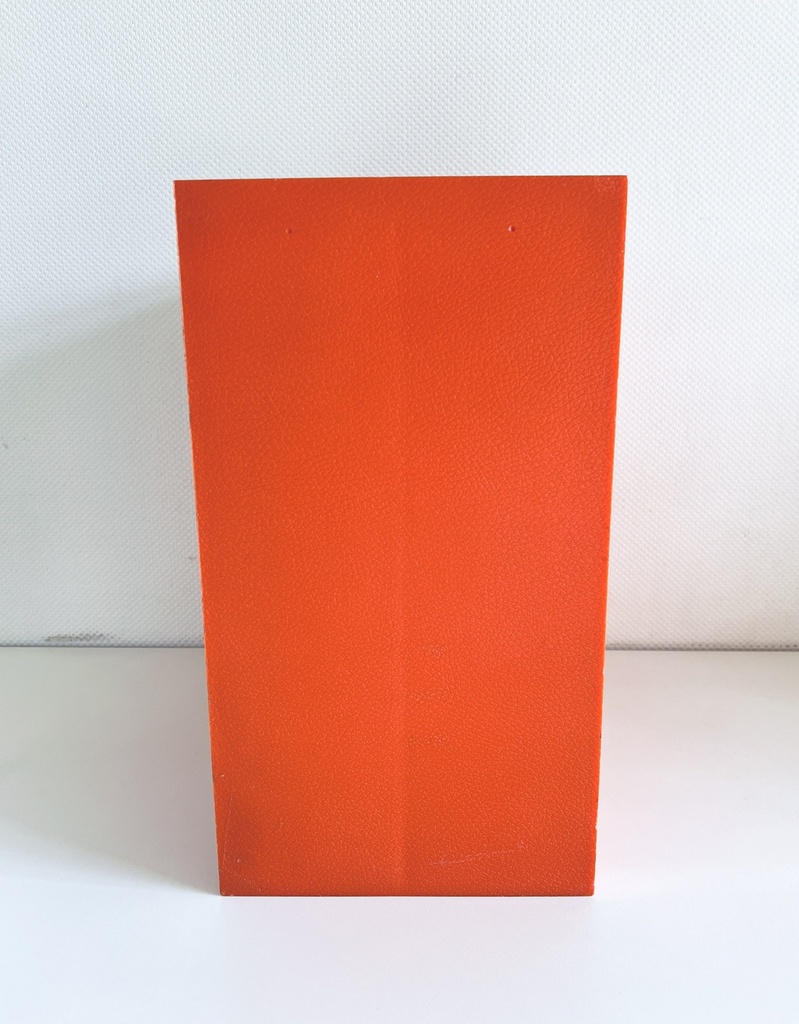 Range-vinyle en plastique orange BOA Inter