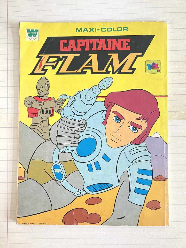 Livre à colorier Capitaine Flam