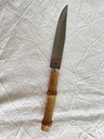 Boîte de 12 couteaux avec manche en bambou