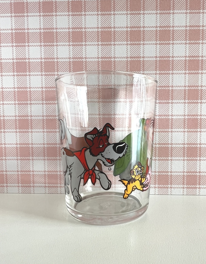 Petit verre à eau Oliver et compagnie - Disney