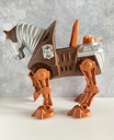 Figurine Cheval de combat Stridor - Maîtres de l'Univers (MOTU)