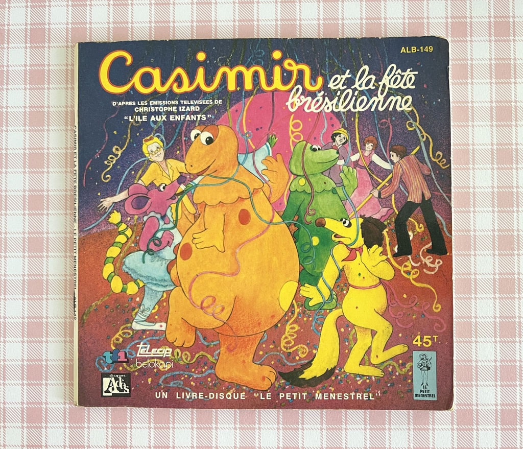 Livre-disque 45 tours Casimir et la fête brésilienne