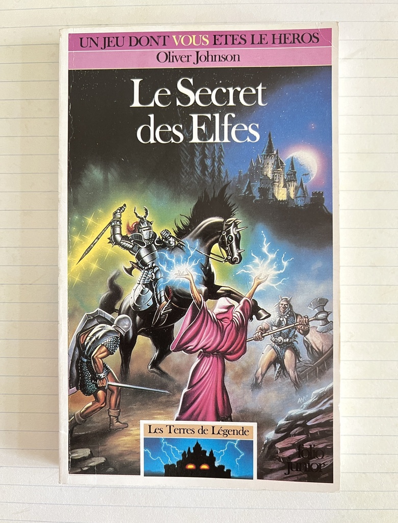 Livre Un jeu dont vous êtes le héros