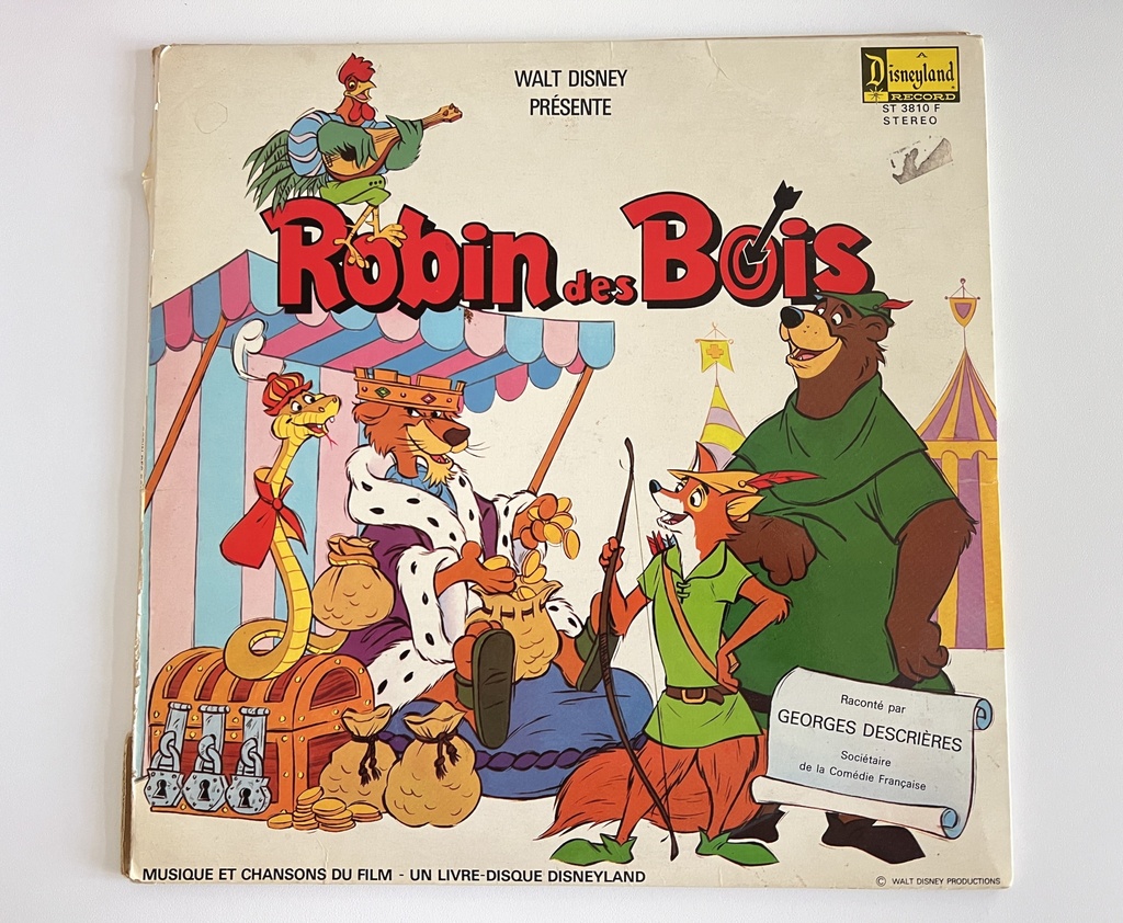 Livre-disque 33 tours Robin des Bois