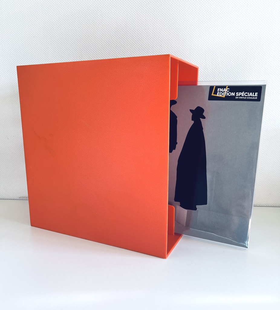 Range-vinyle en plastique orange BOA Inter