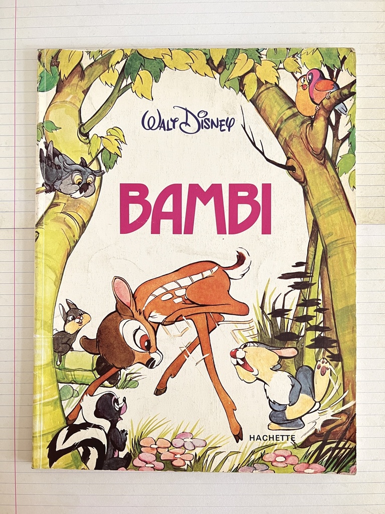 Bande dessinée Bambi de Walt Disney