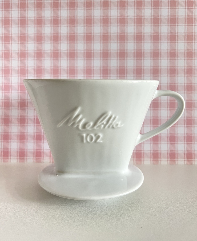 Filtre à café 102 en céramique blanche Melitta