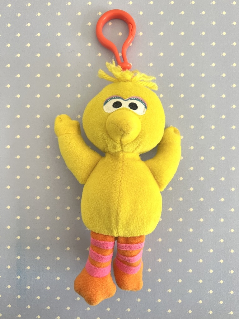 Peluche porte-clefs Big Bird Muppets