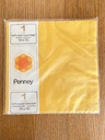 Taie d'oreiller jaune Penney