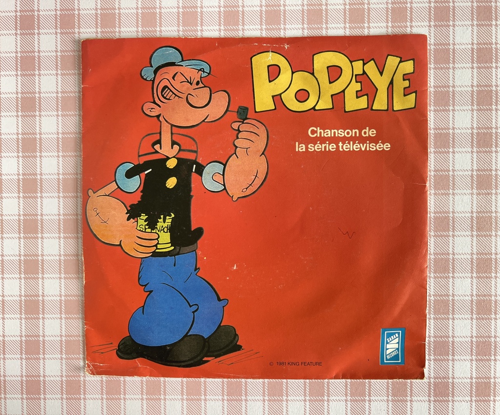 Vinyle 45 tours Popeye