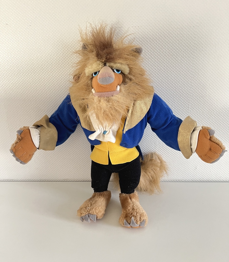 Peluche Bête de la Belle et la Bête - Disney / Mattel 1992