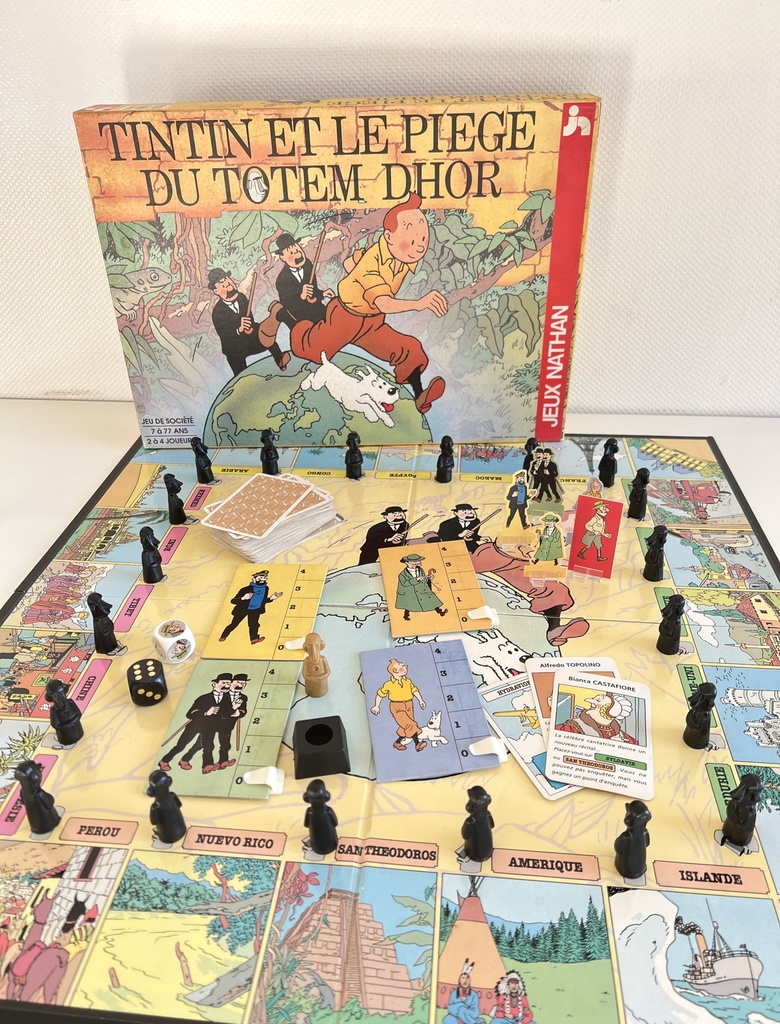 Jeu de société Tintin et le piège du Totem Dhor - Nathan