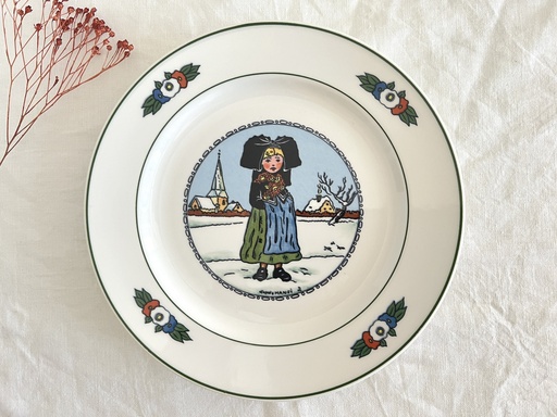 Assiette Villeroy & Boch Hansi d'Alsace