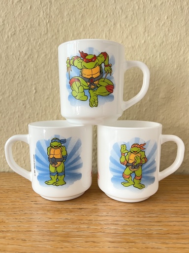 Tasse Tortues Ninja - Arcopal Raguletto 1991