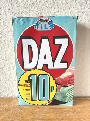 Ancien paquet de lessive Daz