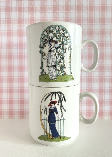 Tasse Art Nouveau Bavaria Seltmann Weiden