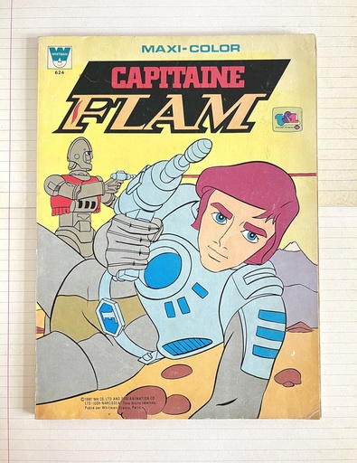 Livre à colorier Capitaine Flam
