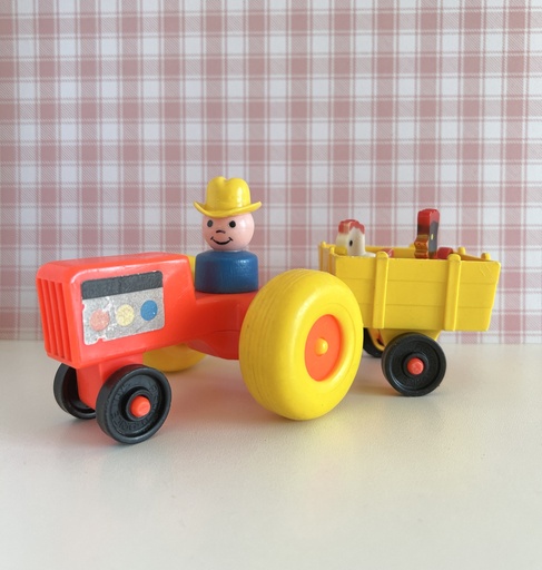 Tracteur avec remorque Fisher-Price