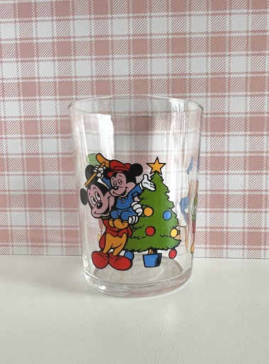 Petit verre à eau Le Noël de Mickey - Disney