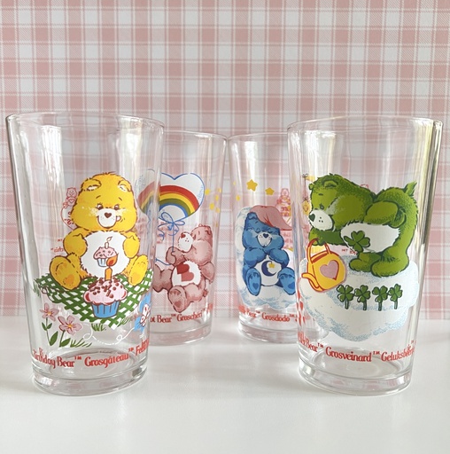 Grand verre Bisounours - 1985